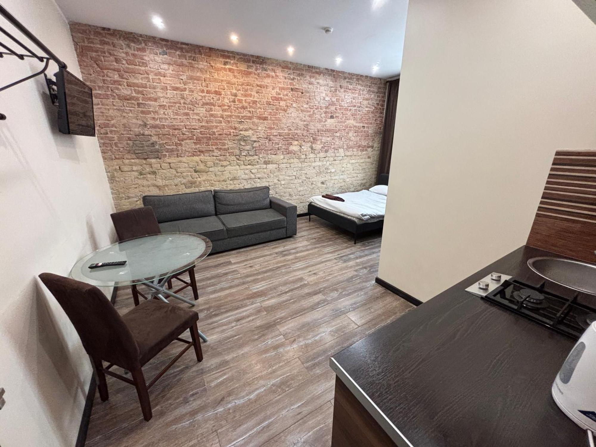 Aparthotel Riga Exteriör bild A studio apartment in Moscow, Russia