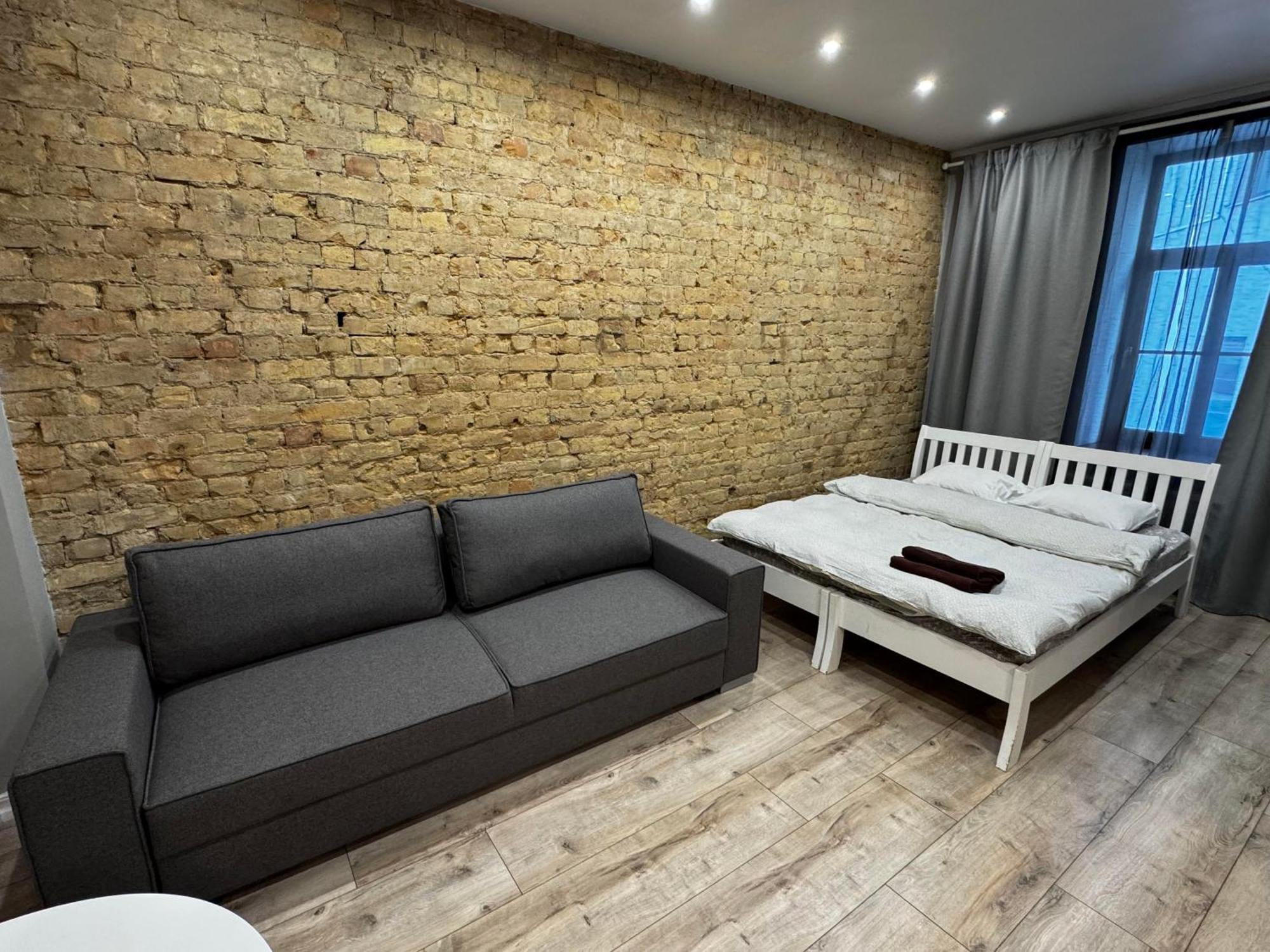 Aparthotel Riga Exteriör bild A typical studio apartment
